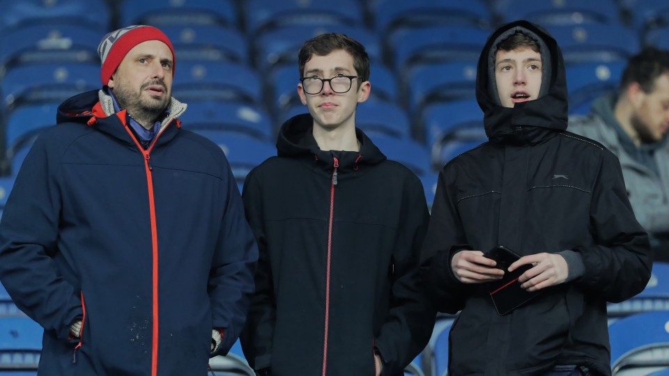 Huddersfield Town (a) fans 21-22