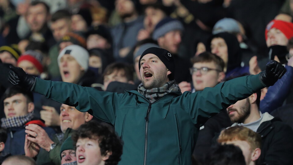 Huddersfield Town (a) fans 21-22
