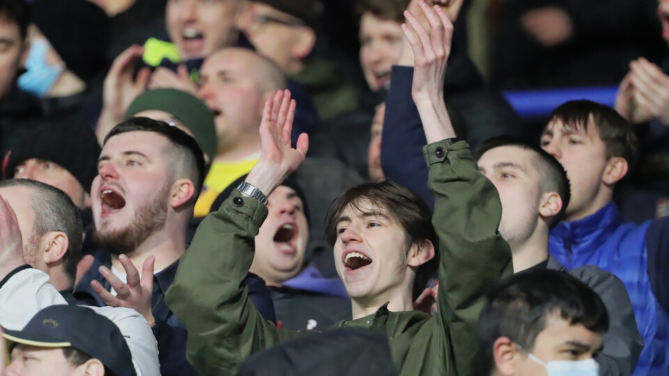 Huddersfield Town (a) fans 21-22