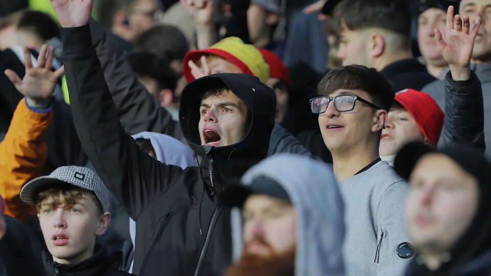 Huddersfield Town (a) fans 21-22