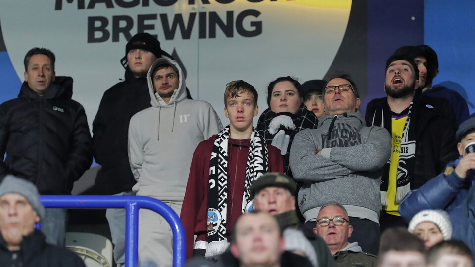 Huddersfield Town (a) fans 21-22