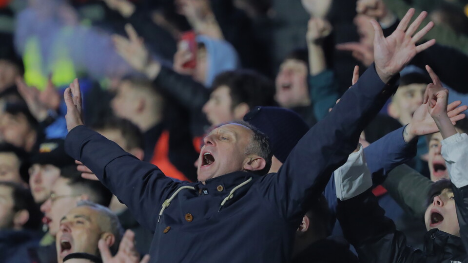 Huddersfield Town (a) fans 21-22