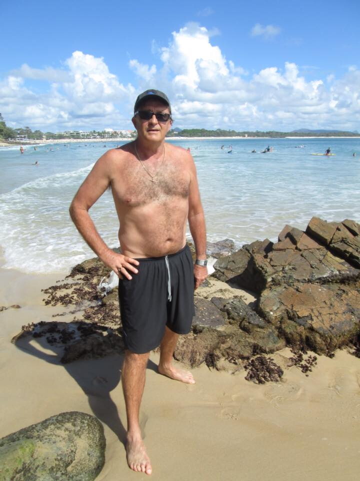 Steve Potter enjoying life on the Gold Coast