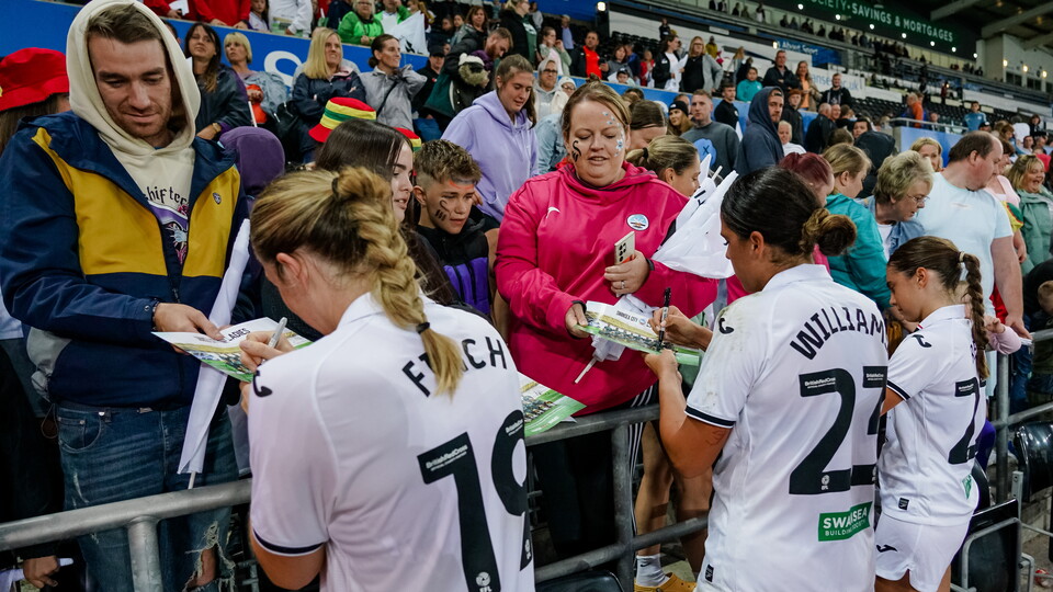 Swansea City Ladies v Cardiff Met Fan Gallery