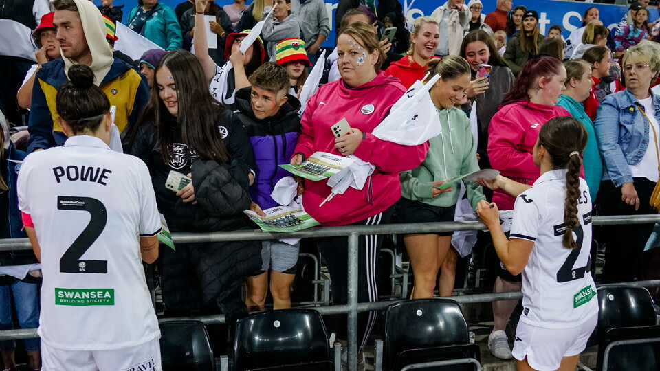 Swansea City Ladies v Cardiff Met Fan Gallery