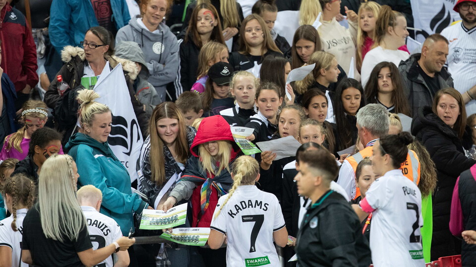 Swansea City Ladies v Cardiff Met Fan Gallery