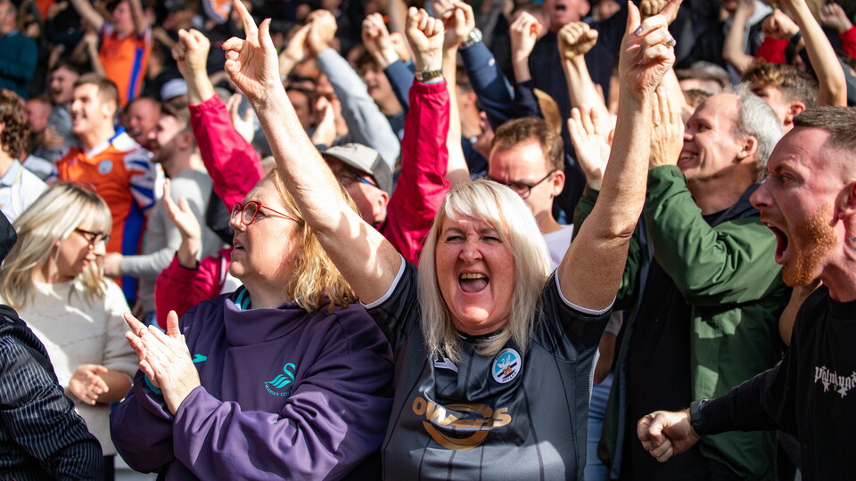 Swansea City fan gallery - Cardiff City