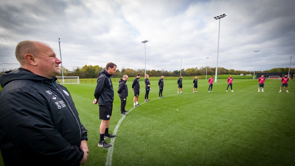 Gallery | Preparations for Huddersfield Town