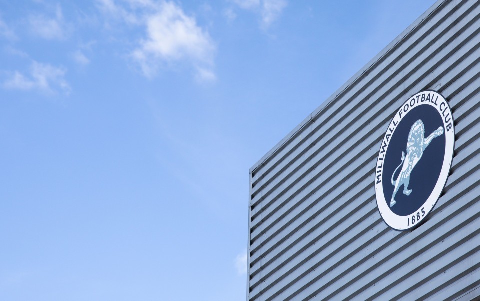 Outside Millwall's The Den