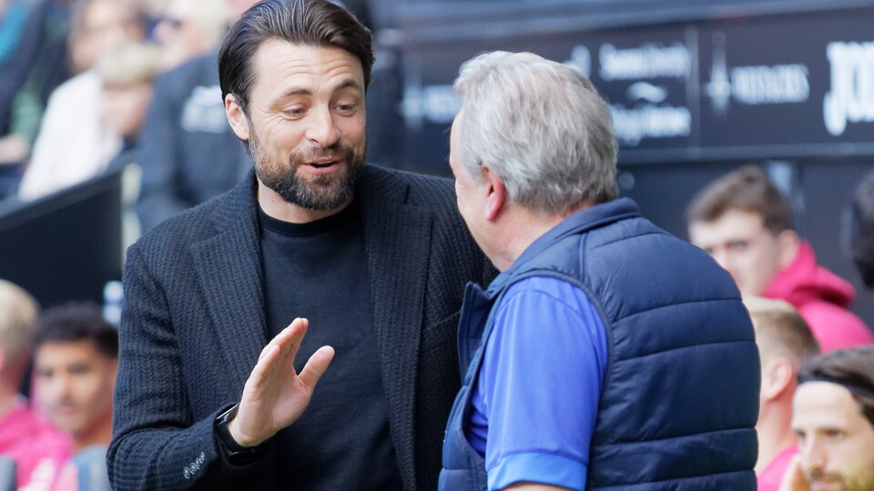 Russell Martin and Neil Warnock