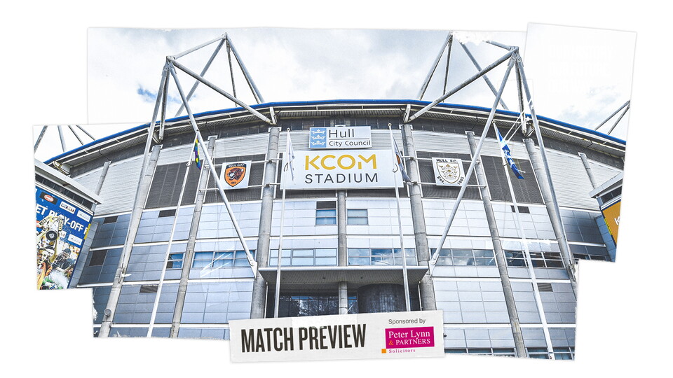 Graphic showing Hull's stadium and including a Peter Lynn and Partners sponsors
