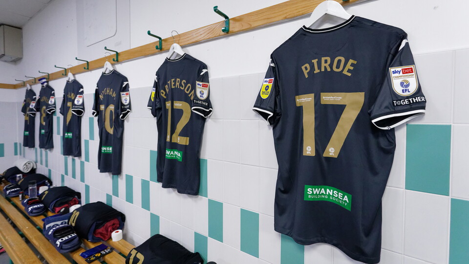 Wigan dressing room