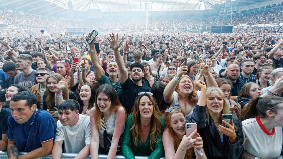 Fans at the Arctic Monkeys
