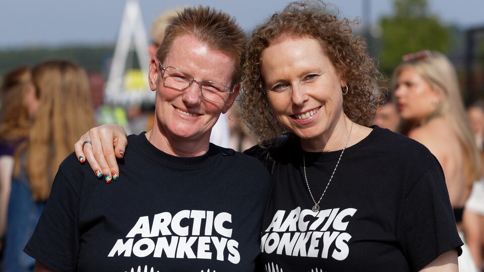 Fans at the Arctic Monkeys