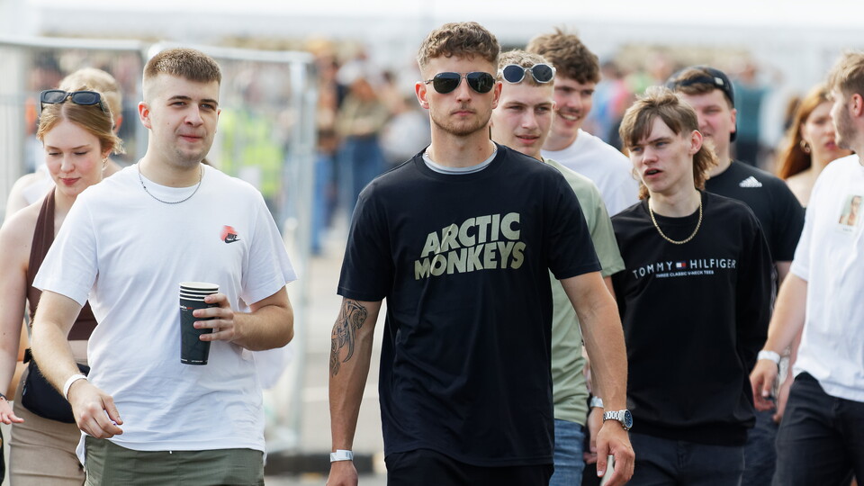 Fans at the Arctic Monkeys