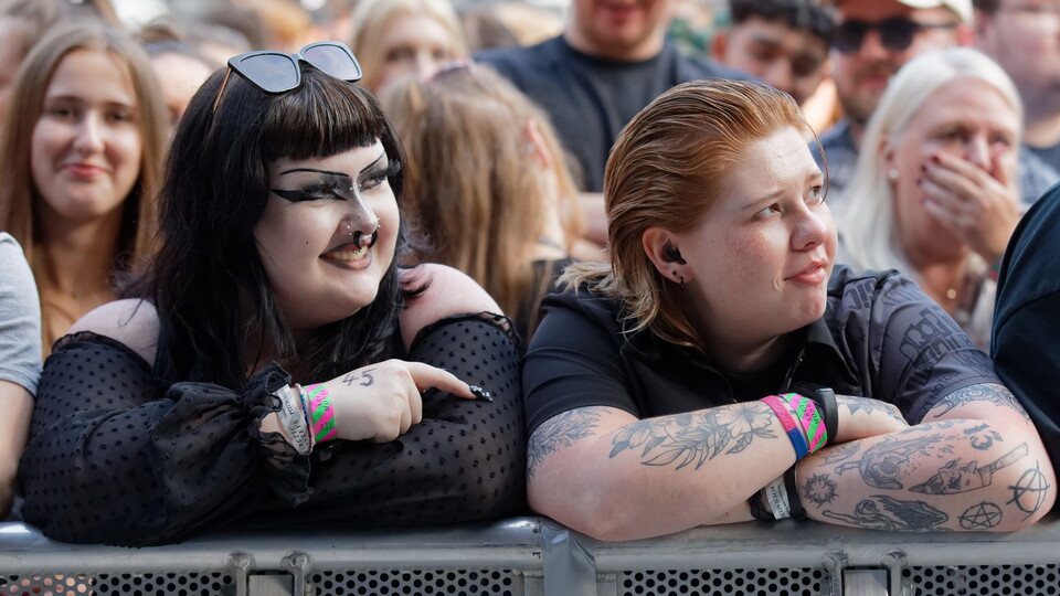 Fans at the Arctic Monkeys