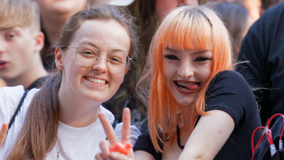 Fans at the Arctic Monkeys