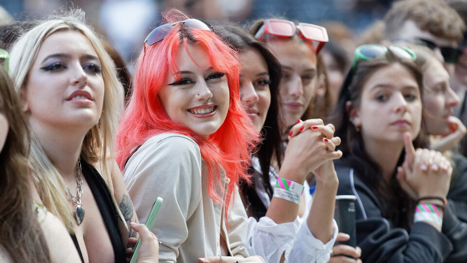 Fans at the Arctic Monkeys