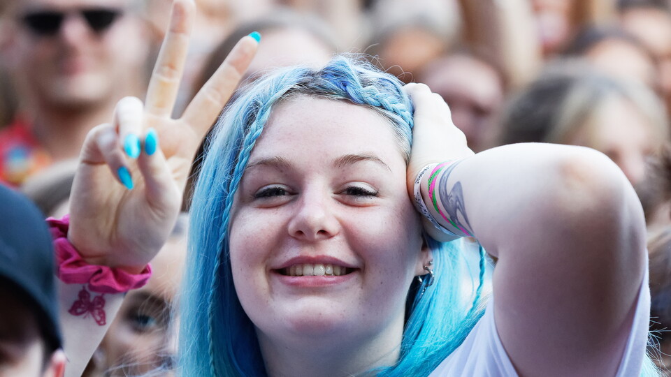 Fans at the Arctic Monkeys