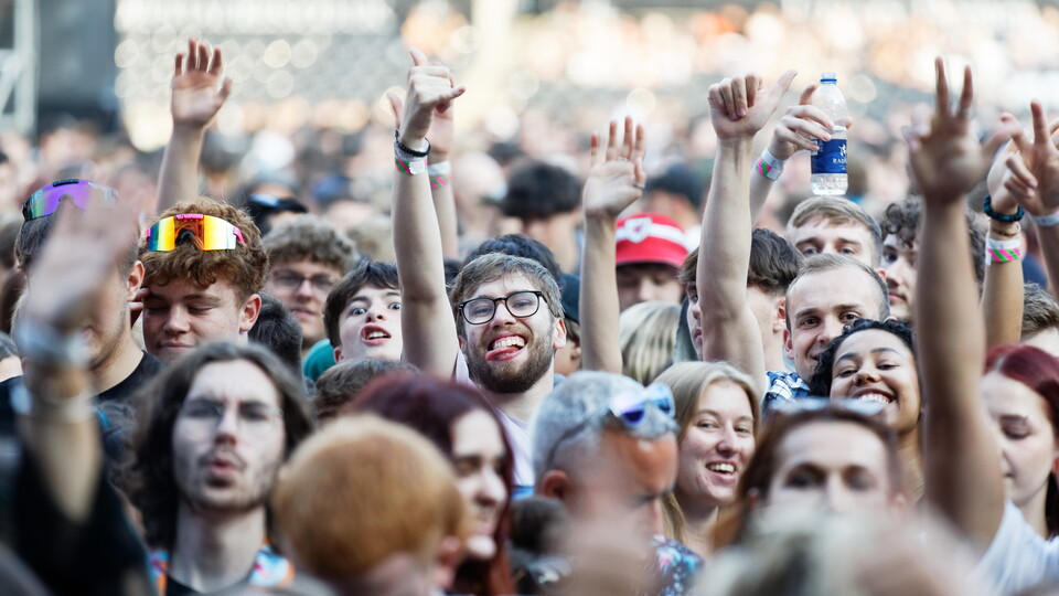 Fans at the Arctic Monkeys