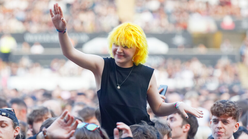 Fans at the Arctic Monkeys