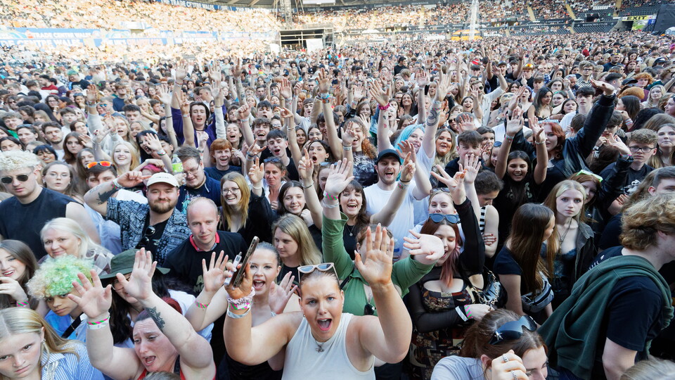 Fans at the Arctic Monkeys