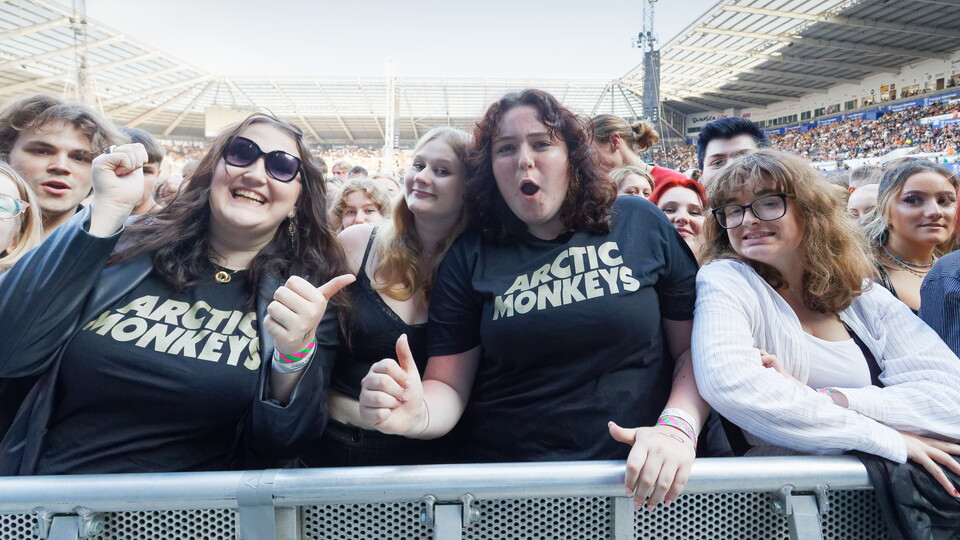 Fans at the Arctic Monkeys