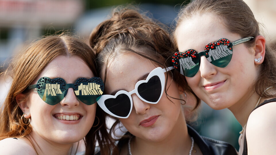 Fans at the Arctic Monkeys