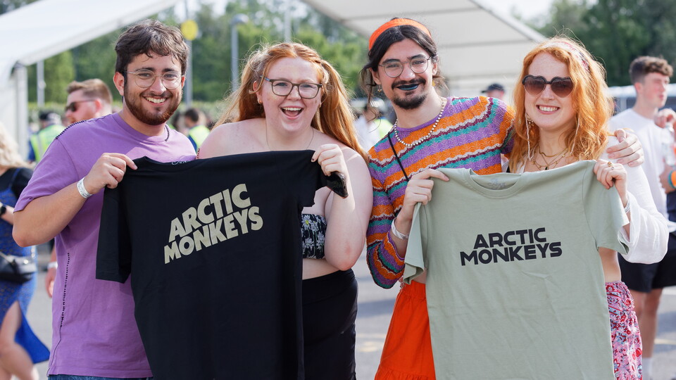 Fans at the Arctic Monkeys