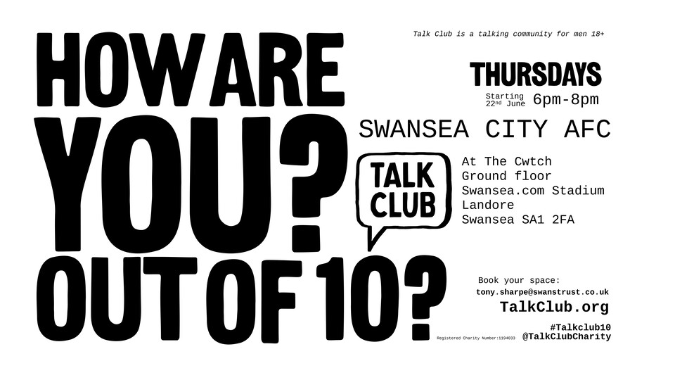 Talk Club graphic: How are you? Out of 10?