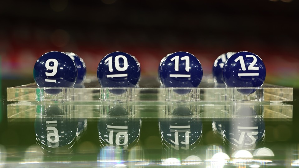 Carabao Cup draw balls 