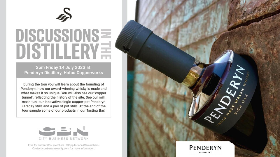 Discussions at the distillery