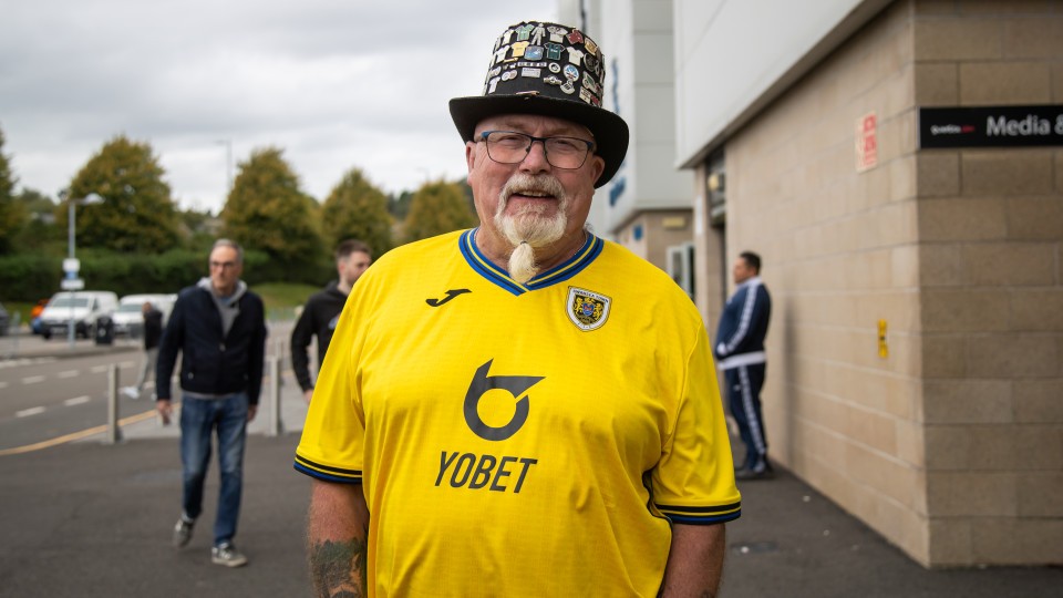 Fans cheer on the Swans against Sheffield Wednesday