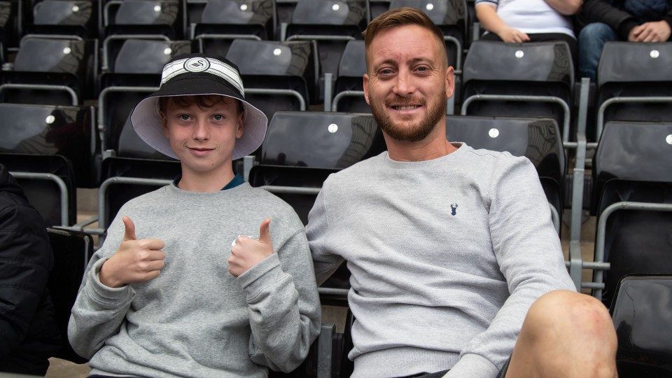Fans cheer on the Swans against Sheffield Wednesday