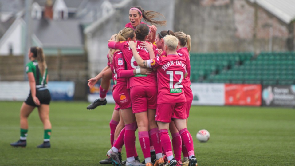 Swans Women celebrate