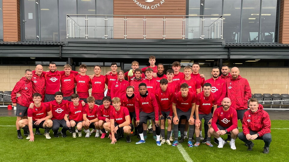 U18s players and staff support Show Racism the Red Card 