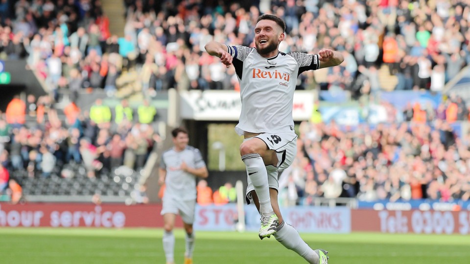 Matt Grimes celebration