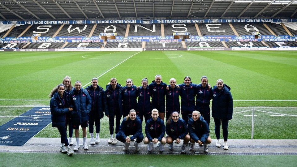 Swansea City Women team photo