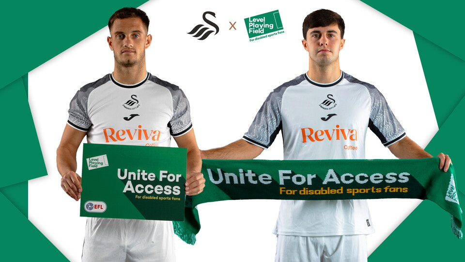 Liam Walsh and Jerry Yates show support for Unite for Access