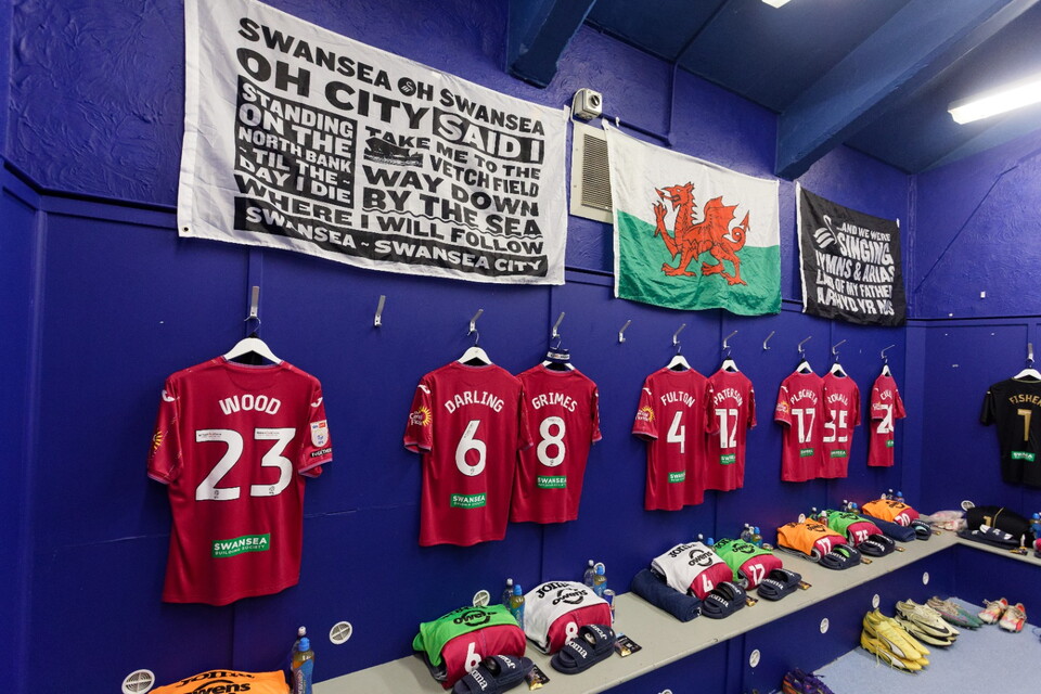 Sheffield Wednesday away dressing room