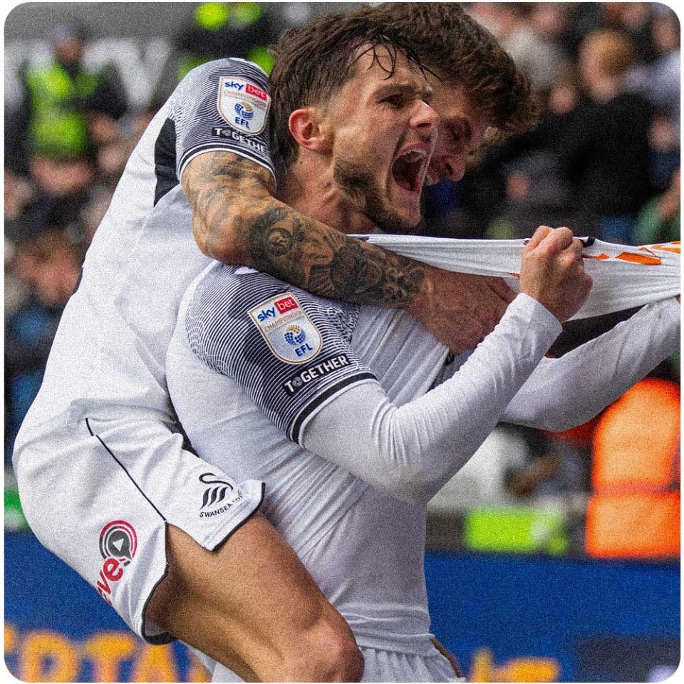 Photograph of Liam Cullen Celebrating