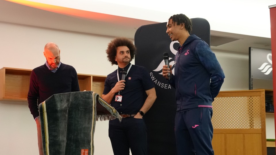 Bashir Humphreys and Luke Williams answer questions