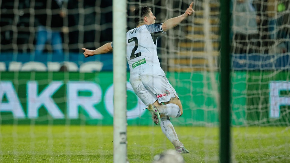 Josh Key celebration