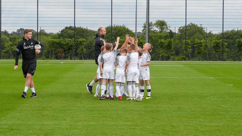Swansea City Under-nines vs First Team
