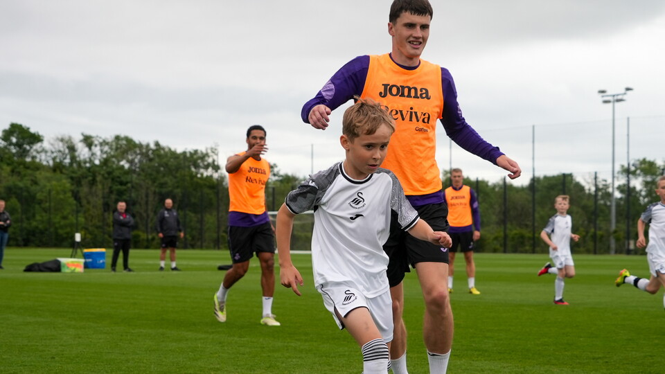 Swansea City Under-nines vs First Team