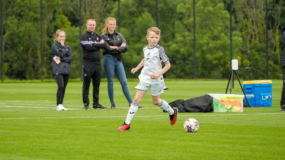 Swansea City Under-nines vs First Team