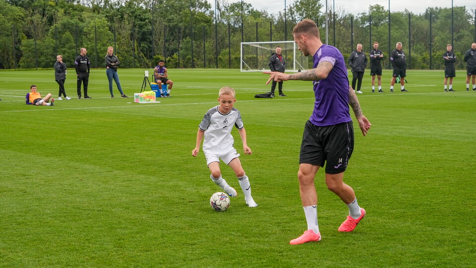 Swansea City Under-nines vs First Team