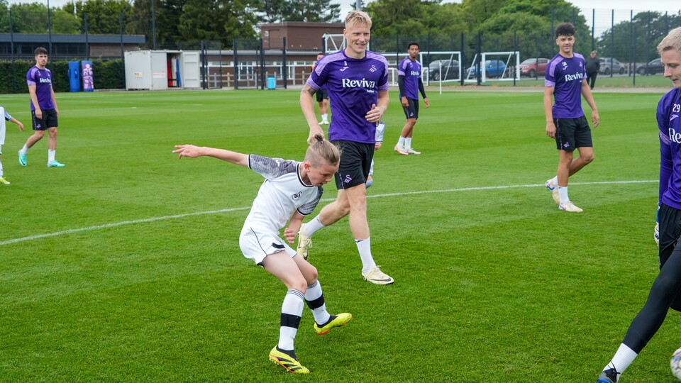 Swansea City Under-nines vs First Team