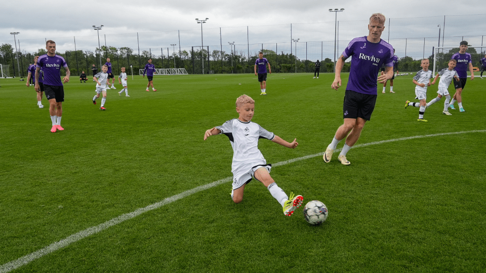 Swansea City Under-nines vs First Team