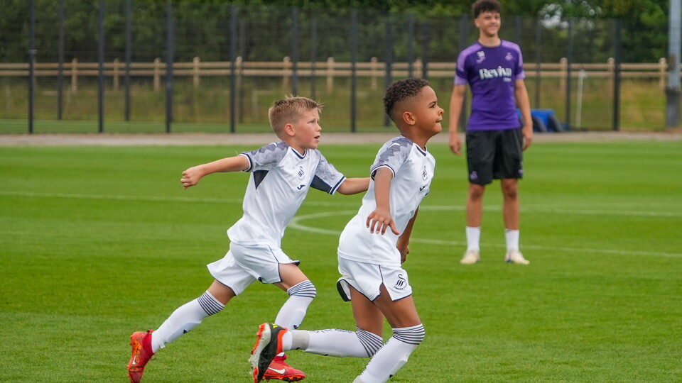 Swansea City Under-nines vs First Team
